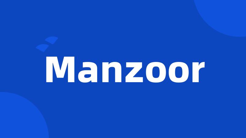 Manzoor