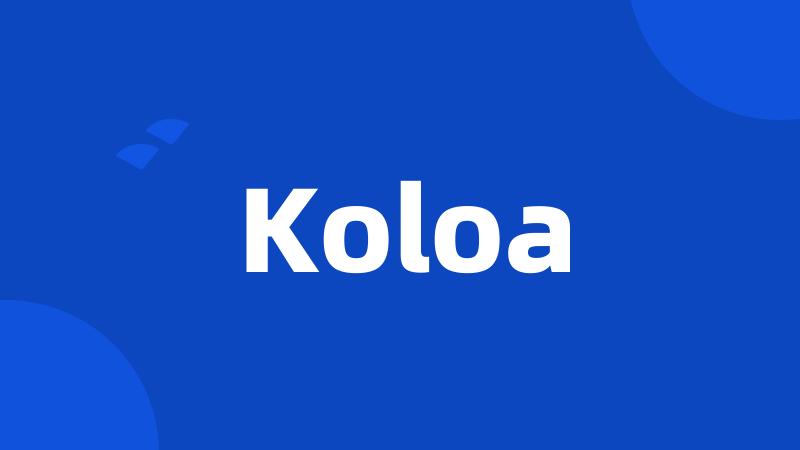 Koloa