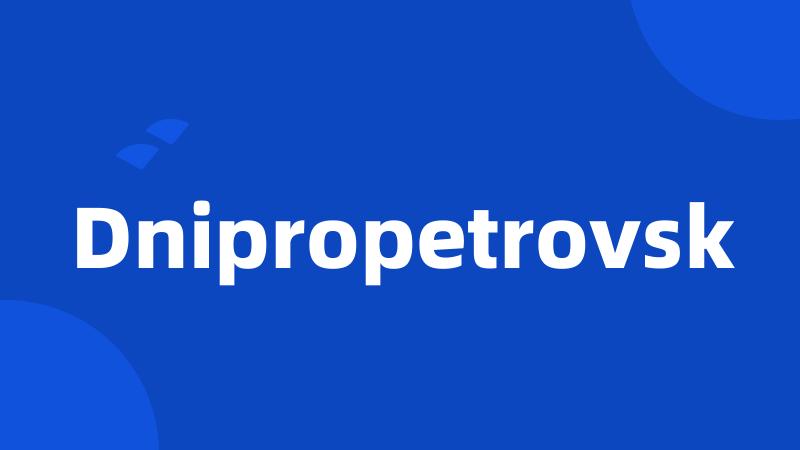 Dnipropetrovsk