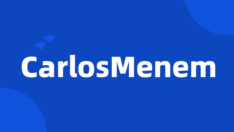 CarlosMenem