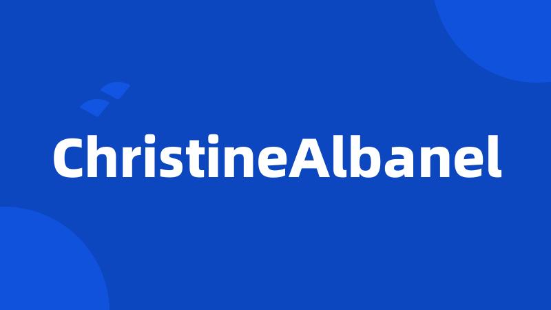 ChristineAlbanel