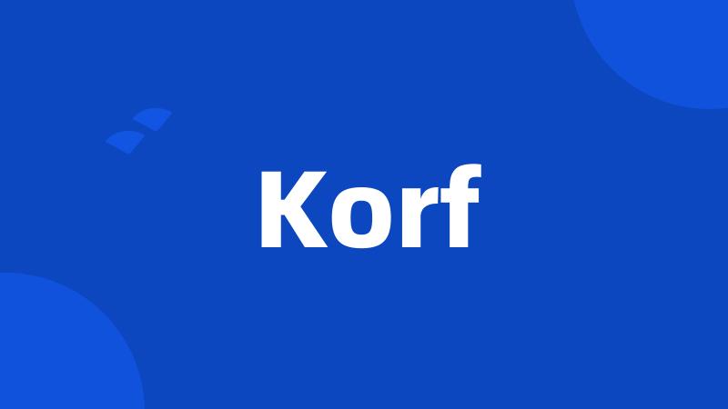 Korf