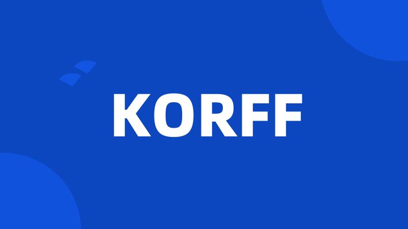 KORFF