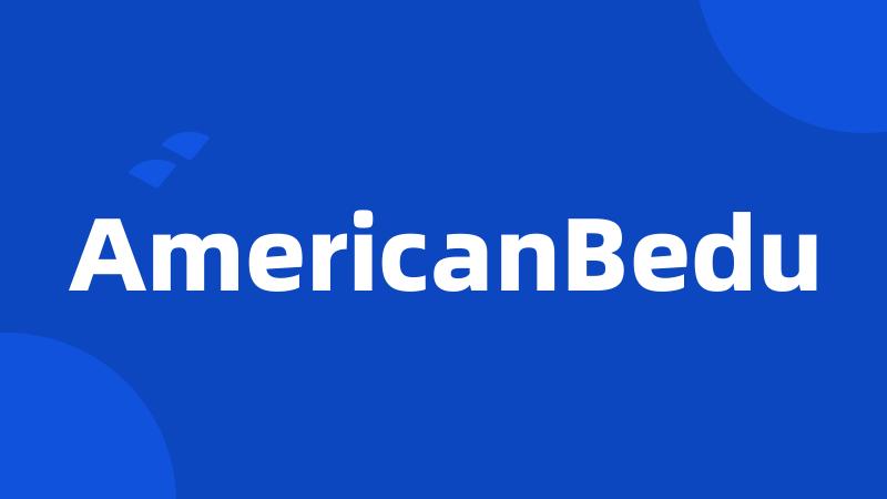 AmericanBedu