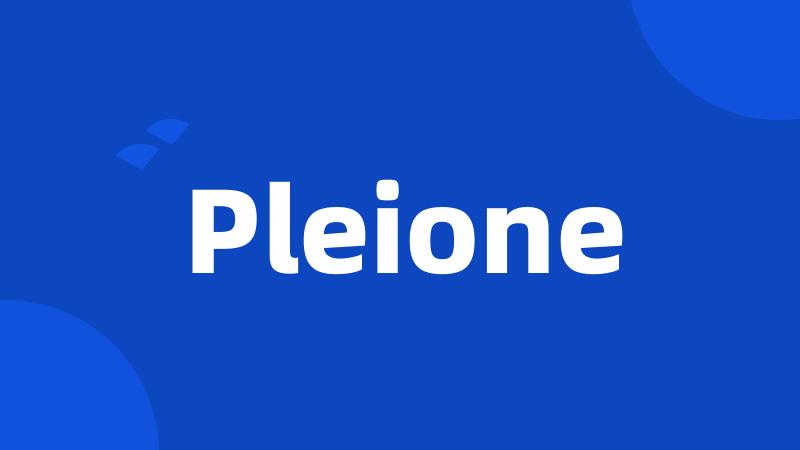 Pleione