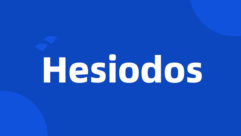 Hesiodos