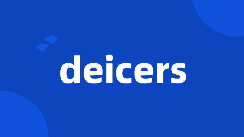 deicers