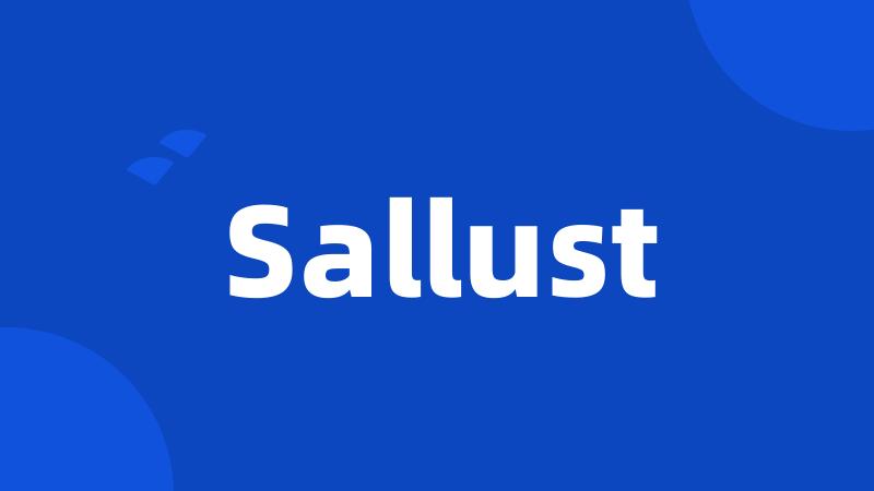 Sallust