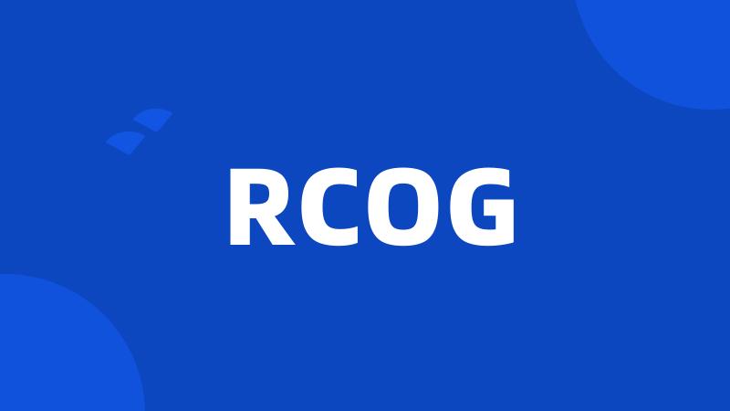 RCOG