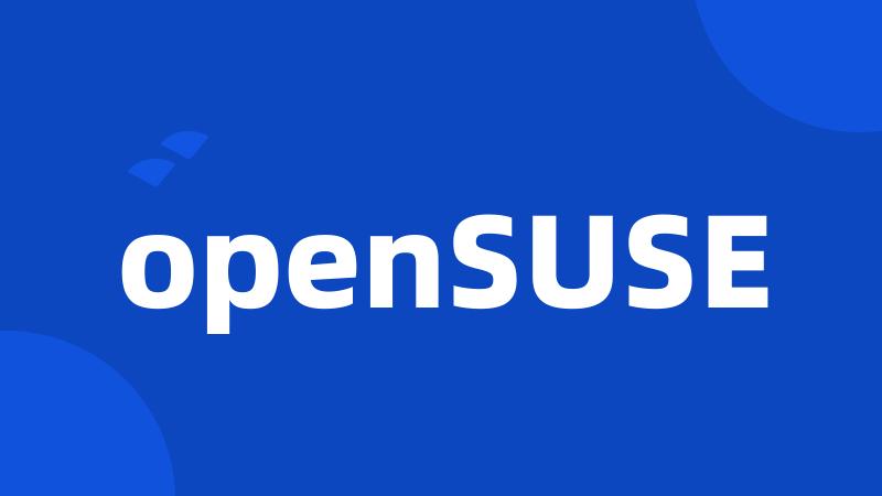 openSUSE