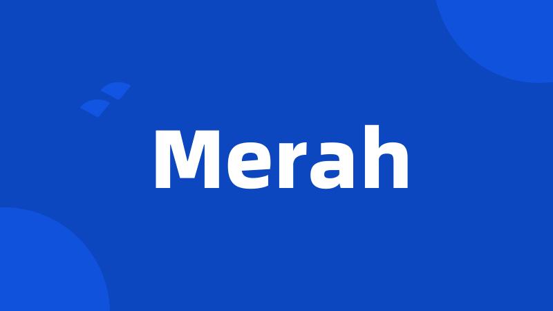 Merah