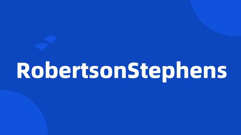 RobertsonStephens