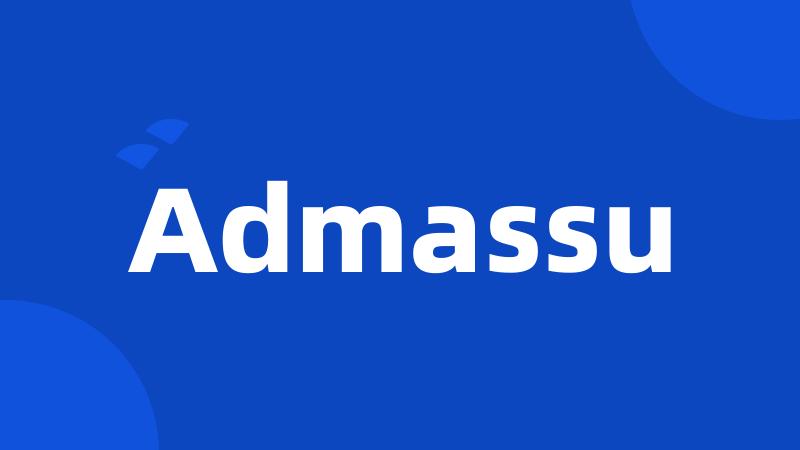 Admassu