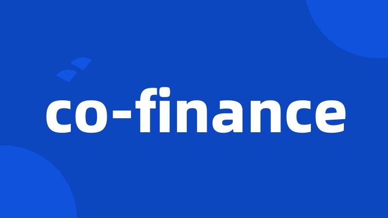 co-finance