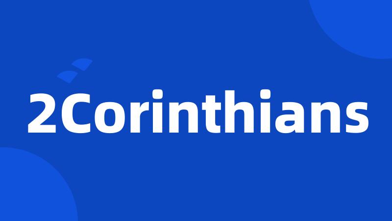 2Corinthians