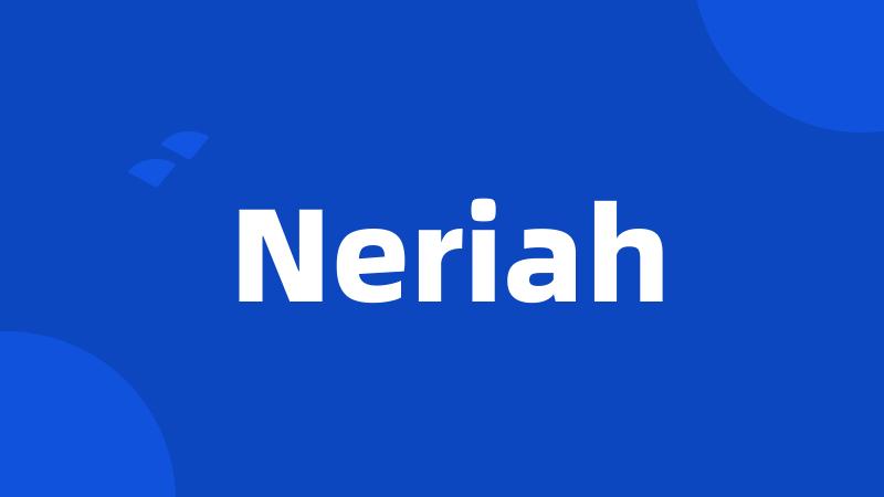 Neriah