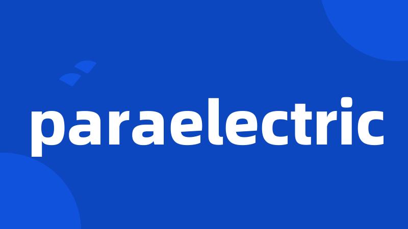 paraelectric