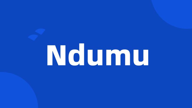 Ndumu