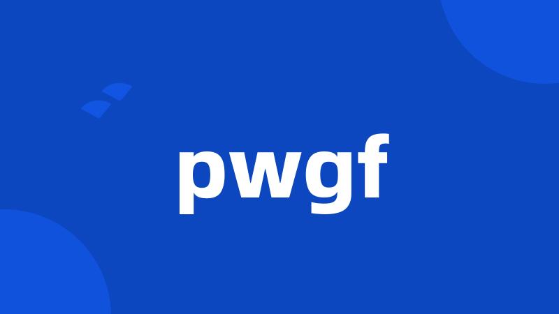 pwgf