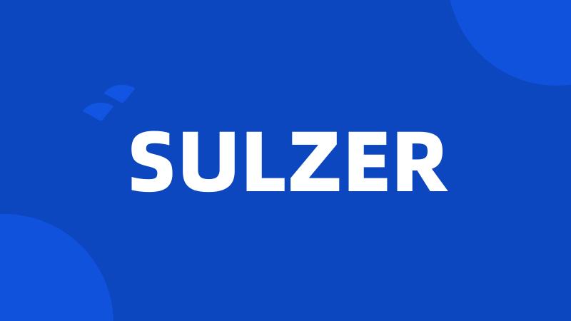 SULZER