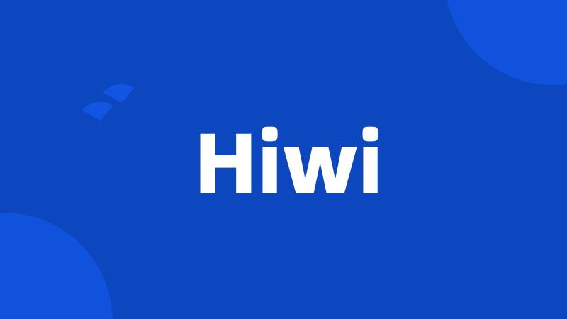 Hiwi