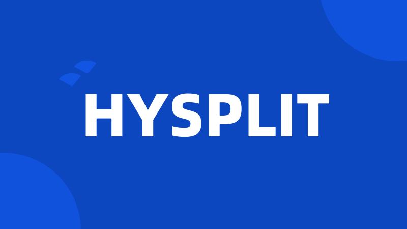 HYSPLIT