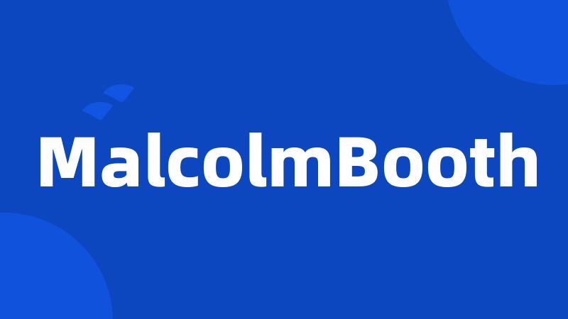 MalcolmBooth