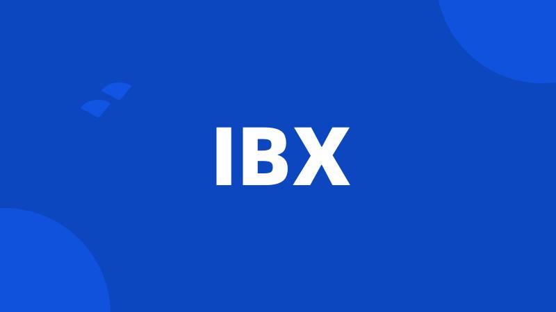 IBX