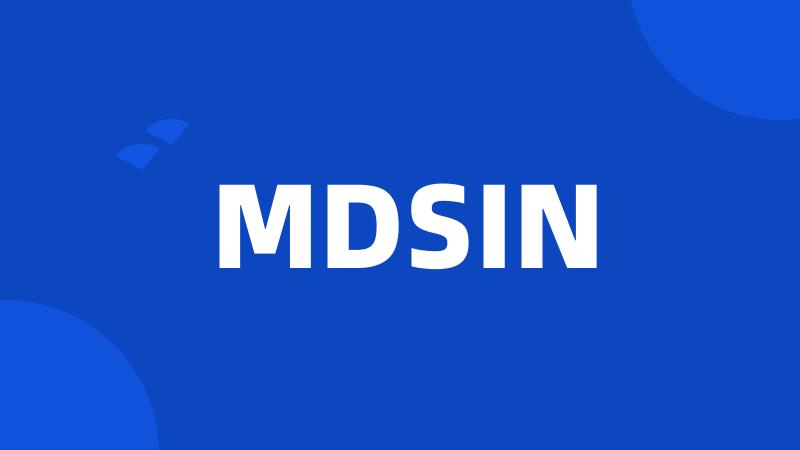 MDSIN