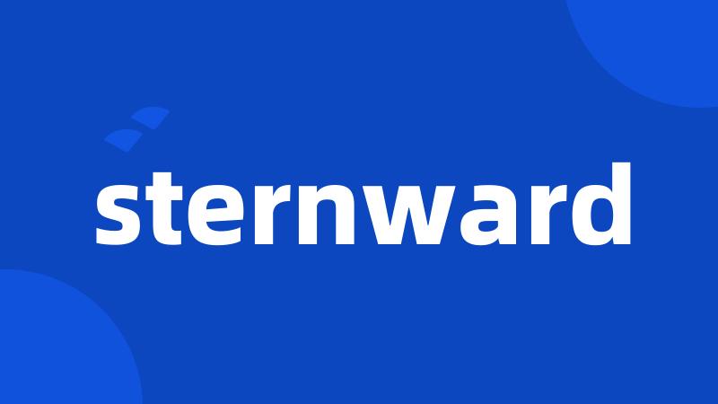 sternward