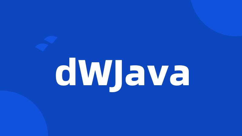 dWJava