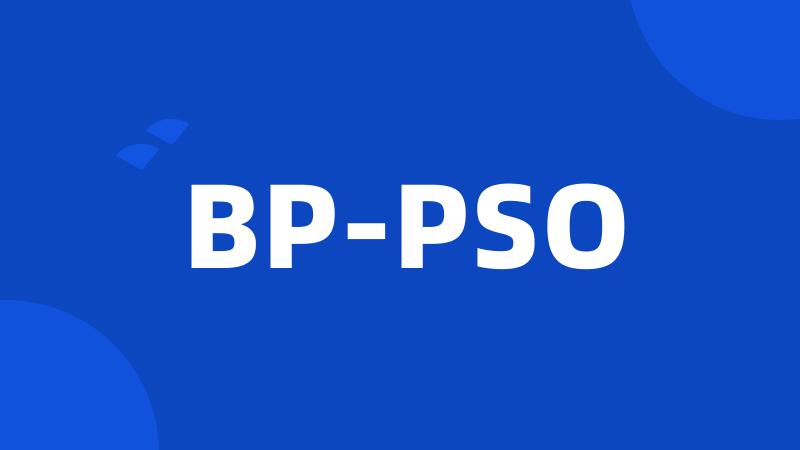 BP-PSO