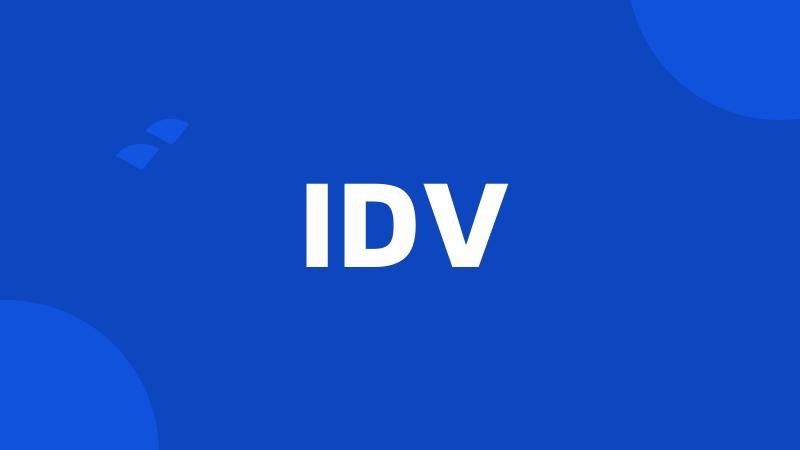 IDV