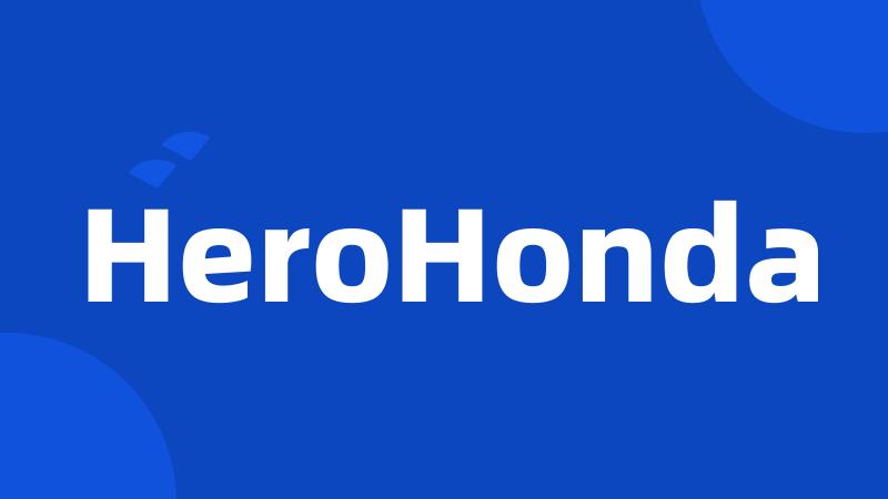 HeroHonda