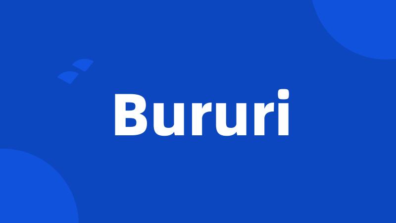 Bururi