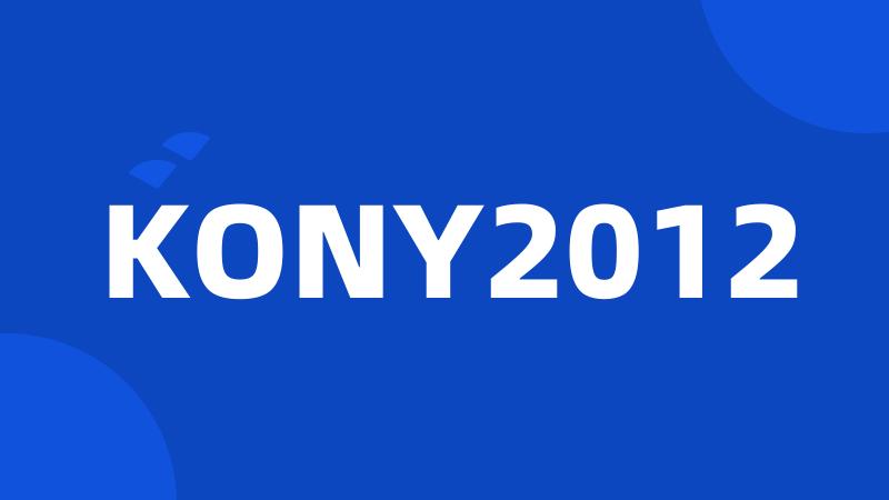 KONY2012