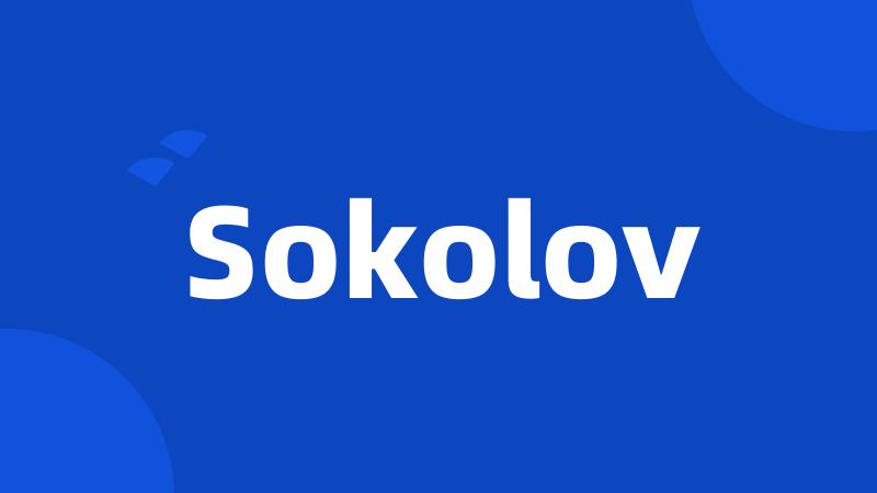 Sokolov