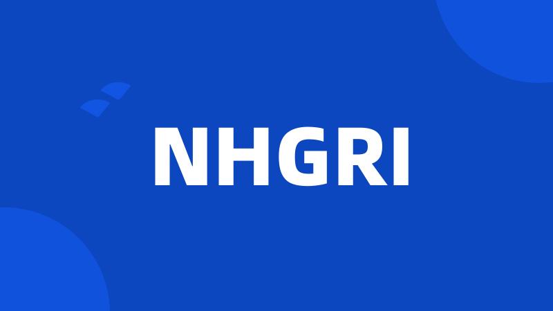 NHGRI