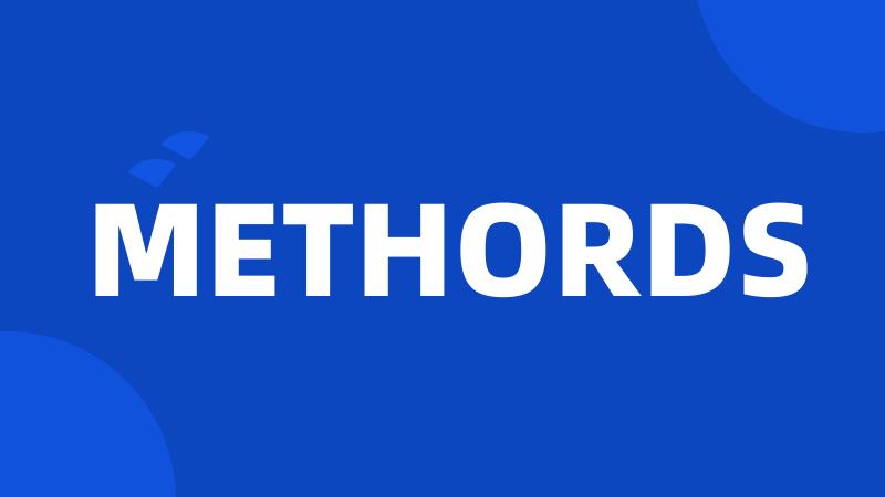 METHORDS