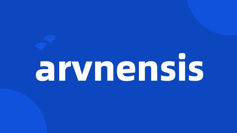 arvnensis