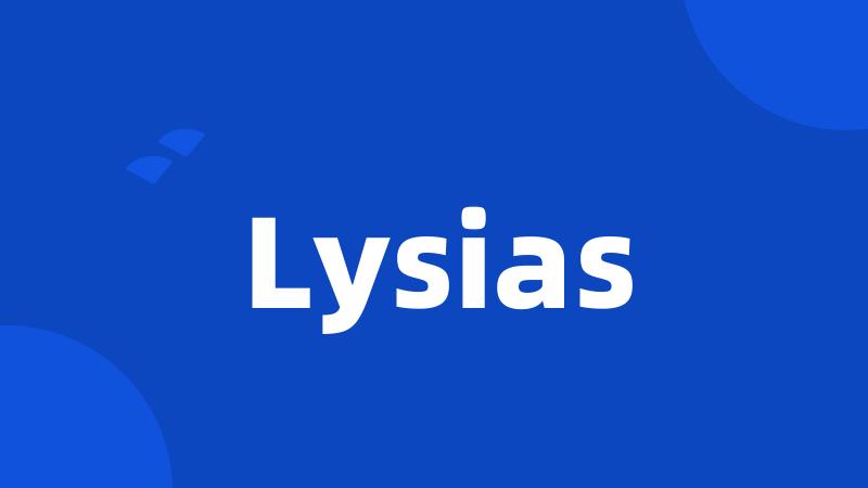 Lysias