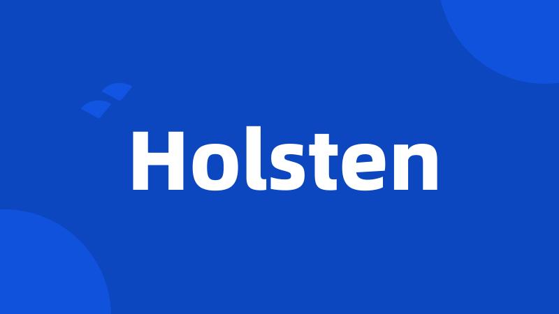 Holsten