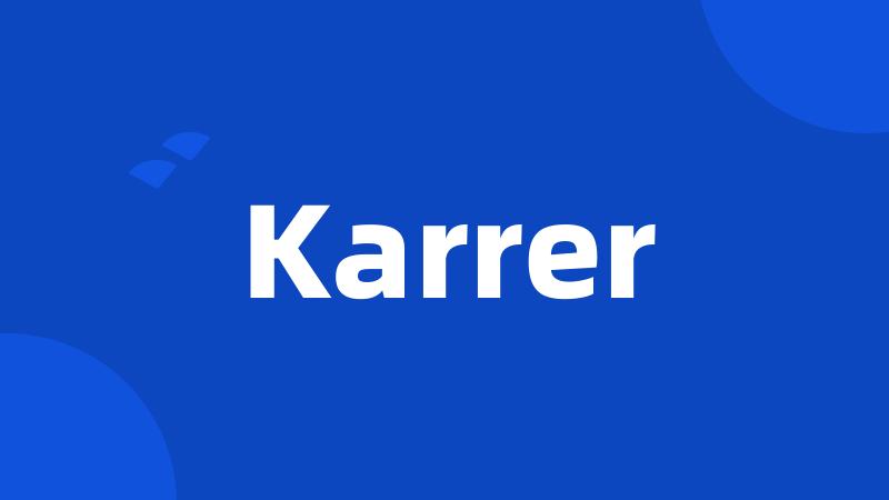 Karrer