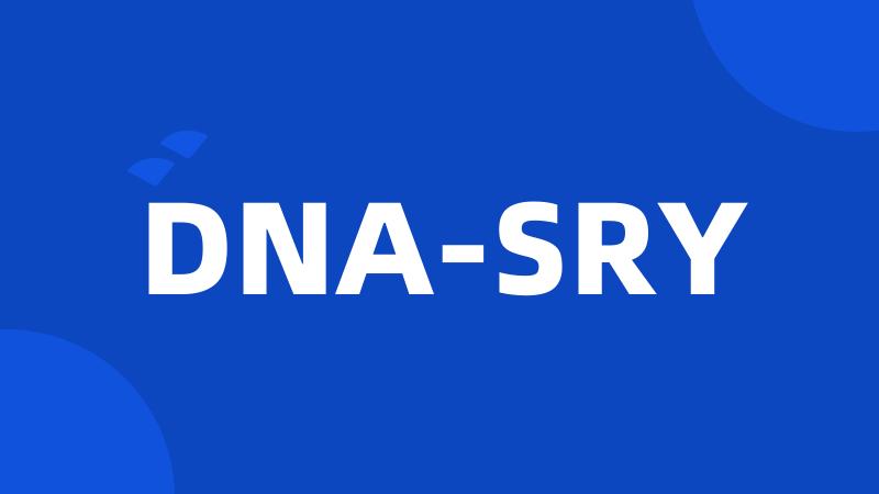 DNA-SRY