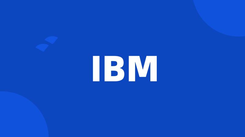 IBM