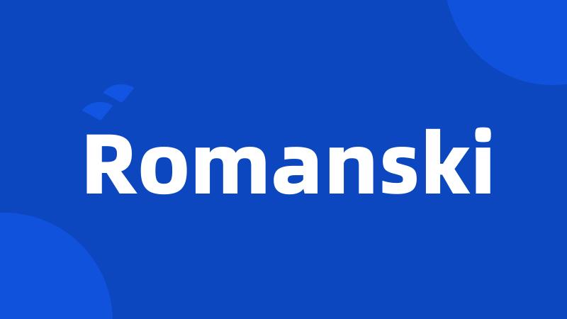 Romanski