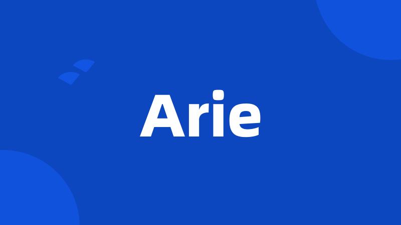 Arie