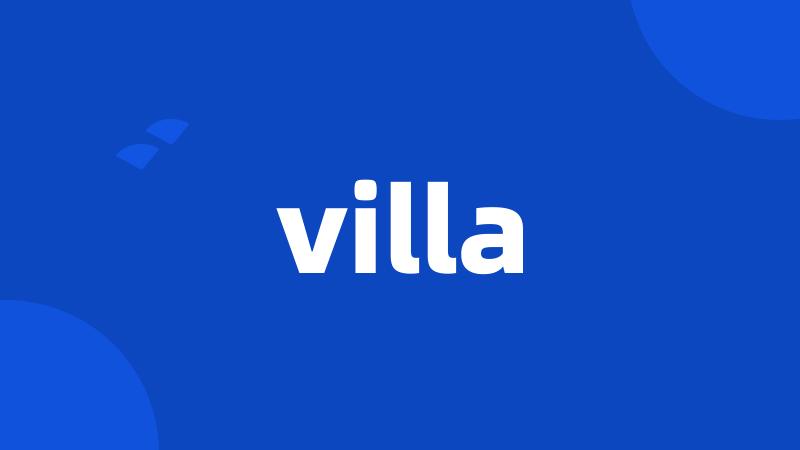 villa