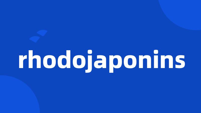 rhodojaponins