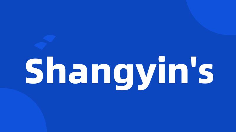 Shangyin's